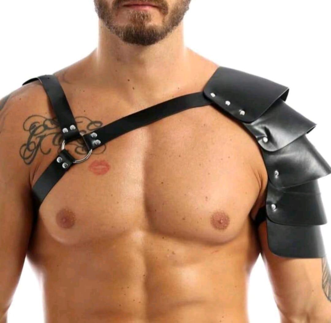 PU leather one piece gladiator style image 0