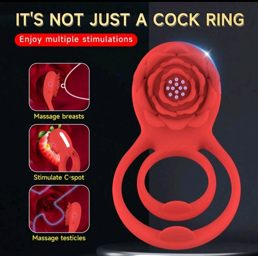 Flower clitoris with penis and balls vibration image 0