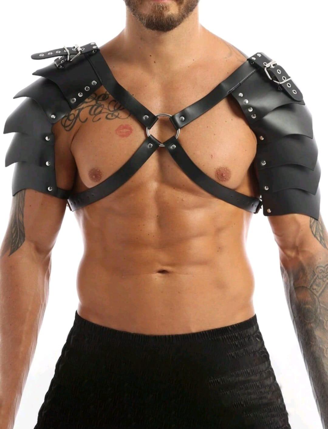 PU leveldouble soldier gladiator armour look image 0