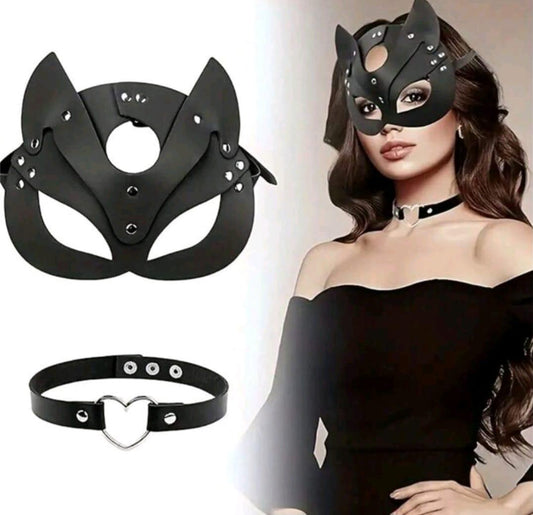 Two piece woman’s mask and colour image 0