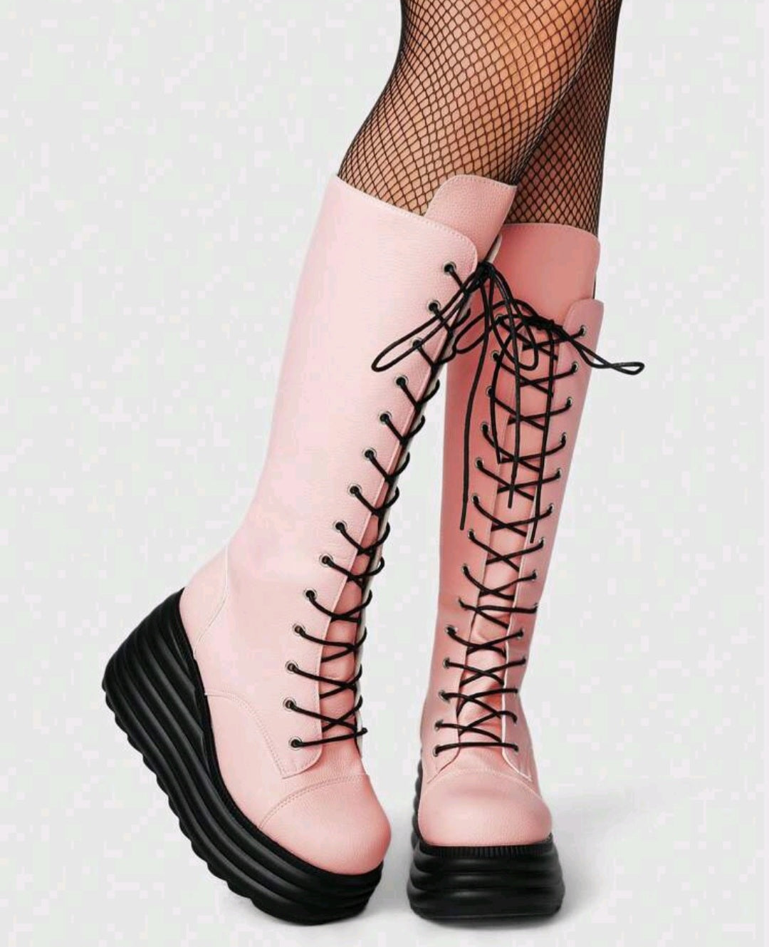 Pink Boots size 4 image 0