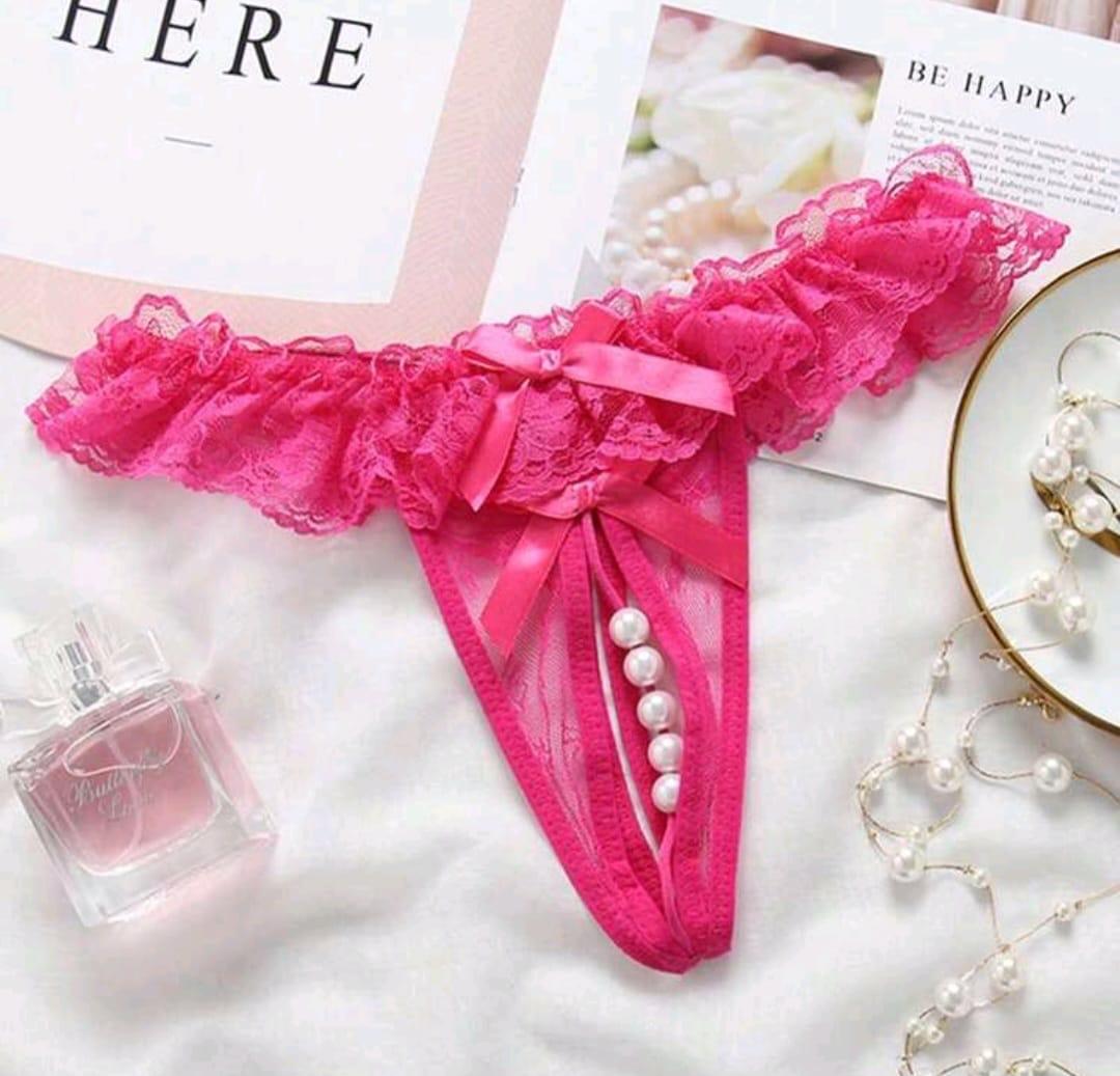 Front pearled thrilliy G string image 0